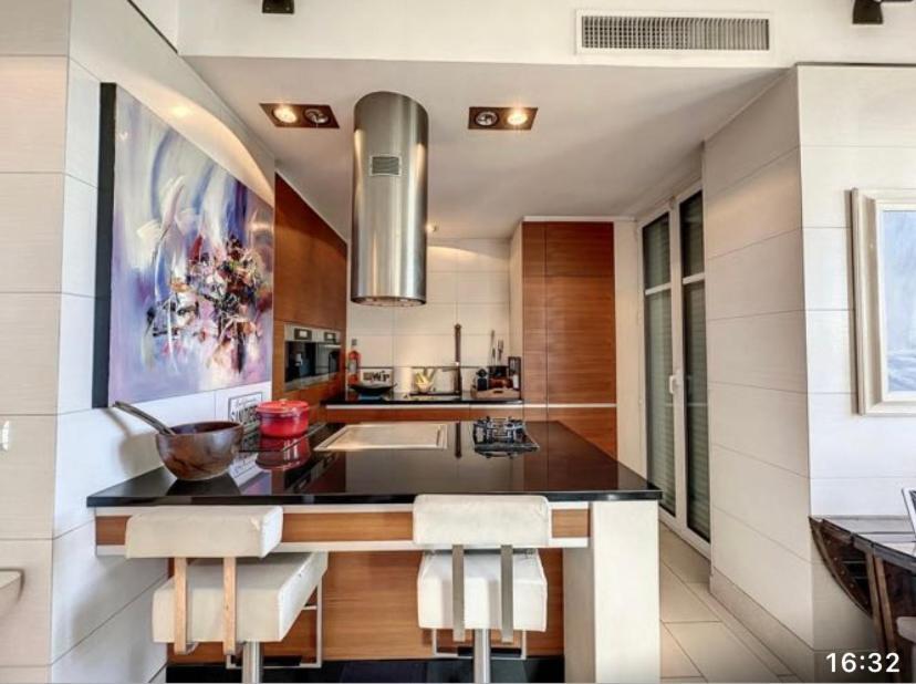 Promenade Des Center Sea And Front Design Flat With Private Garden Apartment